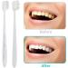 Ultra-Fine Soft Toothbrush - Million Nano Bristle Adult Tooth Brush for Deep Cleaning | Portable Travel Oral Care Brush (Wavy White) - International Shipping Available - Buy Online on GoSupps.com