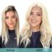 Real Hair Clip-In Extensions - Bleach Blonde 45cm 18 inch - 120g 7 Piece Remy Hair Extensions for Thick Natural Hair - Buy Online on GoSupps.com