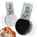 Generic 2 packs reptiles terrarium thermometer hygrometer digital thermal hygrometer waterproof suction power thermometer easy to read