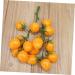 ABOOFAN Faux Fruit Decor Realistic Simulated Small Tomatoes Cherry Home Decor Fruit Home Ornament Party Decor Photography Props Home Supplies Foam Window Early Teaching Aids Yellow 4.00X2.00X2.00CM - Buy Online on GoSupps.com