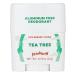 Aluminum Free Travel Size Deodorant All Natural Tea Tree 3-Pack 0.75 Oz. Paraben Free