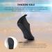ATHMILE Barefoot Water Shoes | Quick-Dry Aqua Socks for Beach, Pool, Yoga | Unisex Swim Shoes | Black N-jacquard | Size 7-8 Women/6-7 Men - Buy Online on GoSupps.com