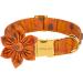 Aring pet dog collar with flower -stoves ahorn leaf dog collar flower delightful young and girl cotton autumn dog flower collar gifts with metal buckle for small medium large s: maple leaf