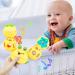 Voiakiu Kugelrassel Toy | Sensory Crab Ball for Babies | Soft Molar Teething Ring | Calming Yellow Exploration Toy - Buy Online on GoSupps.com