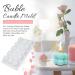 15-Cavity Bubble Candle Silicone Mold with Wick Roll - Perfect for Candle and Soap Making - Buy Online on GoSupps.com