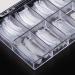 Nail Extension Form Tips Clear 100pcs Poly Gel Acrylic Nails Mold - Dual Forms System UV Gel DIY Manicure Tool with Scale - Buy Online on GoSupps.com