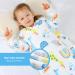 MIKAFEN 100% Organic Cotton Baby Sleeping Bag 3.5Tog | Long Sleeves | Elephant Design | 32-36in/18-30 Months | Winter Essential - Buy Online on GoSupps.com