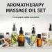 Massage Oils for Date Night Kit | Aromatherapy Sensual Oils for Couples | 6 Flower & Plant Essence Essential Oils (10ml per bottle - Buy Online on GoSupps.com
