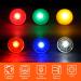 Yizhet Dog Lights for Collar 6 Pcs Clip-On LED Dog Collar Lights with Carabiner 3 Modes Silicone Collar Lights for Pet Cat Dog Waterproof Flashing Safety Lights for Night Walking (Battery Included) - Buy Online on GoSupps.com