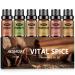 Spice Essential Oils Set - 6x10ML Fragrance Oil for Candle Making Diffuser - Pumpkin Pie Coffee Chocolate Harvest Spice Apple Cider Brown Sugar Scented Oil Spice Set 0.34 Fl Oz (Pack of 6)