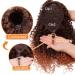 Colorfulpanda Afro Kinky Curly Ponytail 14inch - Black/Auburn Synthetic Hair Extension for Black Women - Buy Online on GoSupps.com
