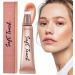 Highlighter Stick Cheek Face Cosmetic Liquid Makeup Stick Highlight - 3D Makeup Highlighter Makeup Stick for Stage B1 Blush - Buy Online on GoSupps.com