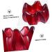 TOVINANNA Massage Tool Set - 2 PCS Deep Tissue Scraper & Body Massage Board for Muscle Relaxation - Flower Shape Resin Red  - Buy Online on GoSupps.com