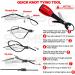 SAMSFX Fly Fishing Knot Tying Tools - Quick Knot Tool for Hooks, Lures, Flies, Trout Line Backing - 2 Sets with Zinger Retractors - Red Grip Knot Tool & Carabiner Zinger - Buy Online on GoSupps.com