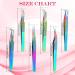 7-Piece Precision Eyelash Extension Tweezers Kit for Professional & Beginners | Lash Tech Cosmetology Tools for Volume & Individual Lash Extensions - Buy Online on GoSupps.com