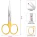 Thick Curved Gold Nail Scissors - Stainless Steel Manicure Tool for Men & Women - Ideal for Nails, Cuticles, Hair & Beard Grooming - Buy Online on GoSupps.com