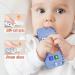 FFTROC Silicone Baby Teething Toy - Smart Phone Shape Sensory Teether for Babies 6-12 Months - Blue - Buy Online on GoSupps.com