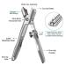VOGARB Extra Wide Jaw Nail Clippers for Thick Nails - Heavy Duty Long Handle Cutter with File for Men Women Adults Seniors - Silver - Buy Online on GoSupps.com