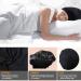 Silk Bonnet Sleep Cap - Soft & Comfortable Satin Sleeping Cap for Women and Men - Large Beanie Hat for Natural Curly Hair Protection - Black - Buy Online on GoSupps.com