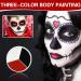 Professional Face Paint Palette - Black White Red Clown Makeup for Halloween Cosplay SFX Joker Zombie Vampire - International Shipping Available - Buy Online on GoSupps.com