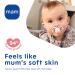 MAM Perfect Soothers 12+ Months | Thinner Softer Baby Pacifiers with Self-Sterilizing Case | Newborn Essentials - Peach/Purple Designs - Buy Online on GoSupps.com