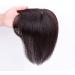 Hair Extensions Human Hair for Women with Thinning Hair Topper Clip in Hairpiece with Bangs 12x12cm Silk Straight Top 20cm Dark Brown Liummrcy  - Buy Online on GoSupps.com