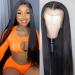 22 Inch HD Lace Front Human Hair Wig - Pre Plucked 150% Density Straight Frontal Wig - Glueless & Natural Look - Buy Online on GoSupps.com