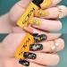 4 Colors Nail Polish Set Printed nail polish Plastic Bottle Portable Nail Pigment Stamping Nail Design Manicure Drawing Nail Art Tool 10ml (16) Yellow - Buy Online on GoSupps.com