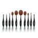 Vitalmaxx Make Up Brush Set Contouring Deluxe | Professional 10-Part Face & Eyeshadow Brush Set | Premium Cosmetic Brushes for Flawless Makeup - Buy Online on GoSupps.com