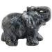 mookaitedecor Labradorite Crystal Elephant Sculpture Statue Crafts Healing Reiki Pocket Gemstone Figurines 1.5 Inch #9-labradorite