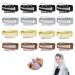 20pcs Wig Clip with Safety Pins 10-Teeth Hair Extension Snap Clips in Invisible Strong Wig Combs to for Girls Women Wig Headscarf