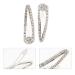 Luxshiny Rhinestone Snap Hair Clips - 2 Pack Glitter BB Hair Accessories for Sparkling Style - Buy Online on GoSupps.com
