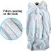 CAT Wound Surgery Recovery Suit - Abdominal Wounds & Skin Disease Pajama Wear | E-Collar Alternative for Cats & Dogs (Medium Stripe Blue) - Buy Online on GoSupps.com