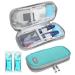 Youshares insulin cooling bag with 2 cooling packs - diabetics pocket for diabetic utensils keep the stocks safe and cold diabetes accessories PEN cool box while traveling (green) 02 green