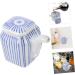 Zerodeko 3pcs Ceramic Soy Sauce Pot Mini Seasoning Bottles Gravy Boat with Lid Sauce Container Liquid Vinegar Jar Condiment Pot Oil Jar Japanese Oil Dispenser Ceramics Spice Jar Vintage 8X7.5X5CMx3pcs Bluex3pcs - Buy Online on GoSupps.com