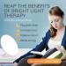 Circadian Optics Light Therapy Lamp - UV-Free LED Happy Mood Lamps with 10,000 Lux - Full Spectrum Sun Lights for Work from Home - White - Buy Online on GoSupps.com