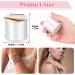 Paxcoo 2 Rolls Elastic Stretchy Bead String Cord for Clay Beads - 0.5MM Crystal Clear - Buy Online on GoSupps.com