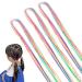 30 Pieces Colorful Braids Hair Accessories with Assorted Rope Rainbow Braiding Headband Ideal for Braids and Hairstyles Gift for Women and Girls