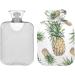 Naanle Tropical Pineapple Water Bottle - 1L Transparent Hot Water Bottle for Bed Hand/Foot Warmer Pain Relief & Heat Therapy | International Shipping - Buy Online on GoSupps.com