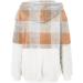 Shop Hanxiulin Women's Fleece Jacket - Cuddly Plush Hoodie Warm Long Coat Synthetic Fur Outerwear in Orange - Buy Online on GoSupps.com