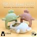 Infatot Baby Teething Glove | Silicone Chicken Teether Mitten for Babies - Blue - Buy Online on GoSupps.com