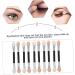 BELLIFFY 20pcs Latex Eye Shadow Stick Cosmetic Makeup Gadgets Eye Makeup Eyeshadow Sponge Plastic - Buy Online on GoSupps.com