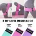 Kcross Barbell Squat Pad Set for Women - Includes 7Pcs Pad, Ankle Straps, Resistance Bands, Carry Bag - Pink Gym Equipment Accessories - Buy Online on GoSupps.com
