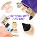 Sularpek Makeup Puff Set - 6 Soft Reusable Triangle Powder Puffs for Foundation & Loose Powder - Black & Skin Tone - Wet/Dry Makeup Application - Buy Online on GoSupps.com