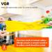 VGO Reusable Gloves for Kitchen & Cleaning | Long Arm XL 3-Pack | Durable & Multifuntional Household Gloves - Buy Online on GoSupps.com