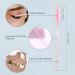 Obidodi 100 Pcs Brush Mascara Wands Eyelash Brush Pack Applicator Eyebrow Brush Eyelash Mascara Brushes for Lash Extensions Eyebrows Contouring and Makeup (Pink) 10cm/3.93inch - Buy Online on GoSupps.com