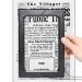 3X Large Hands-Free Magnifying Glass Full-Page Magnifier LED Lighted Illuminated Foldable Desktop Portable for Elder Kids