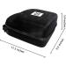 Kelvin&Celsius Easy to Carry Hat Travel Box  Suitable for Most Baseball Cap Storage  The Baseball Cap Box Can Accommodate Up to 6 Hats  Hat Travel Box with Shoulder Strap and Cleaning Brush - Buy Online on GoSupps.com