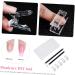 DOITOOL 1 Set Nail Extension Set Nail Art Tools Nail Form Clip DIY Accessories Nail Brush and Cuticle Pusher Clamps Nails Tools Manicure DIY Accessory Nail Clip Patch Securing Clip Plastic - Buy Online on GoSupps.com