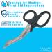 YNR Paramedic Vet EMT EMS Trauma Shears - 7.5 Black Utility Bandage Scissors for Nurses, Fire Rescue & First Aid - CE Certified - Buy Online on GoSupps.com
